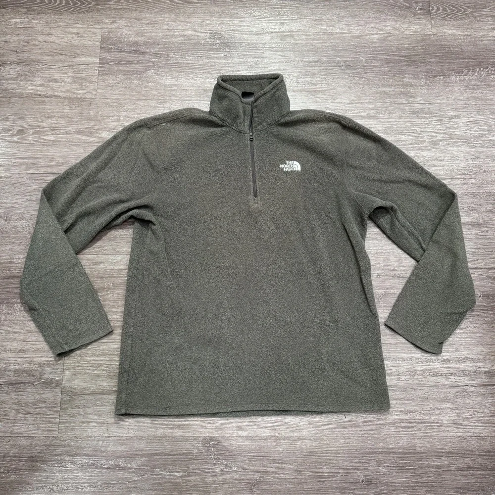 The North Face Jacket Mens Medium Gray Fleece Outdoor Hiking Earthy Gorpcore‎